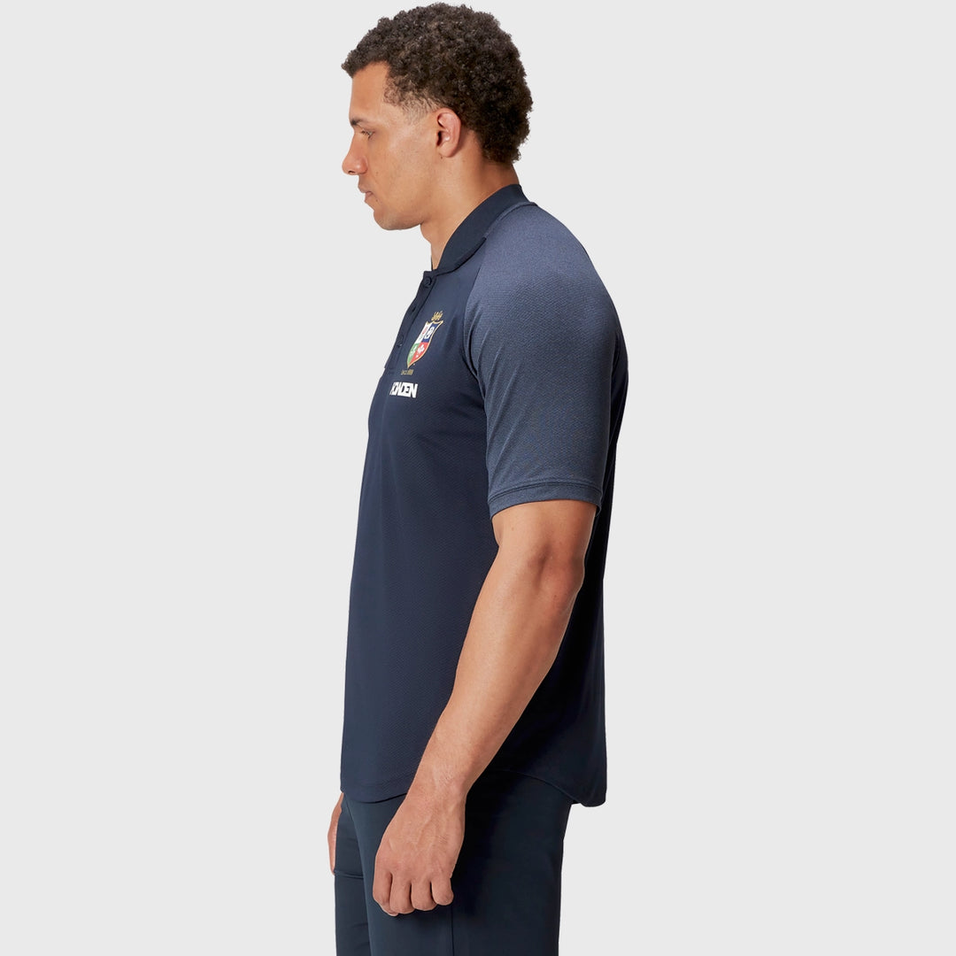 Canterbury British & Irish Lions Men's Poly Polo Shirt Navy - Rugbystuff.com