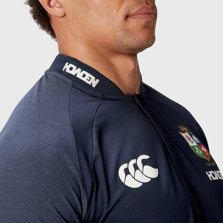 Canterbury British & Irish Lions Men's Poly Polo Shirt Navy - Rugbystuff.com