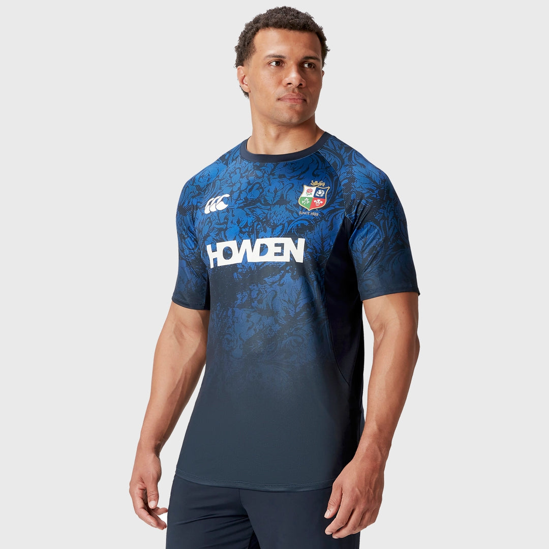 Canterbury British & Irish Lions Men's Superlight Tee Navy - Rugbystuff.com