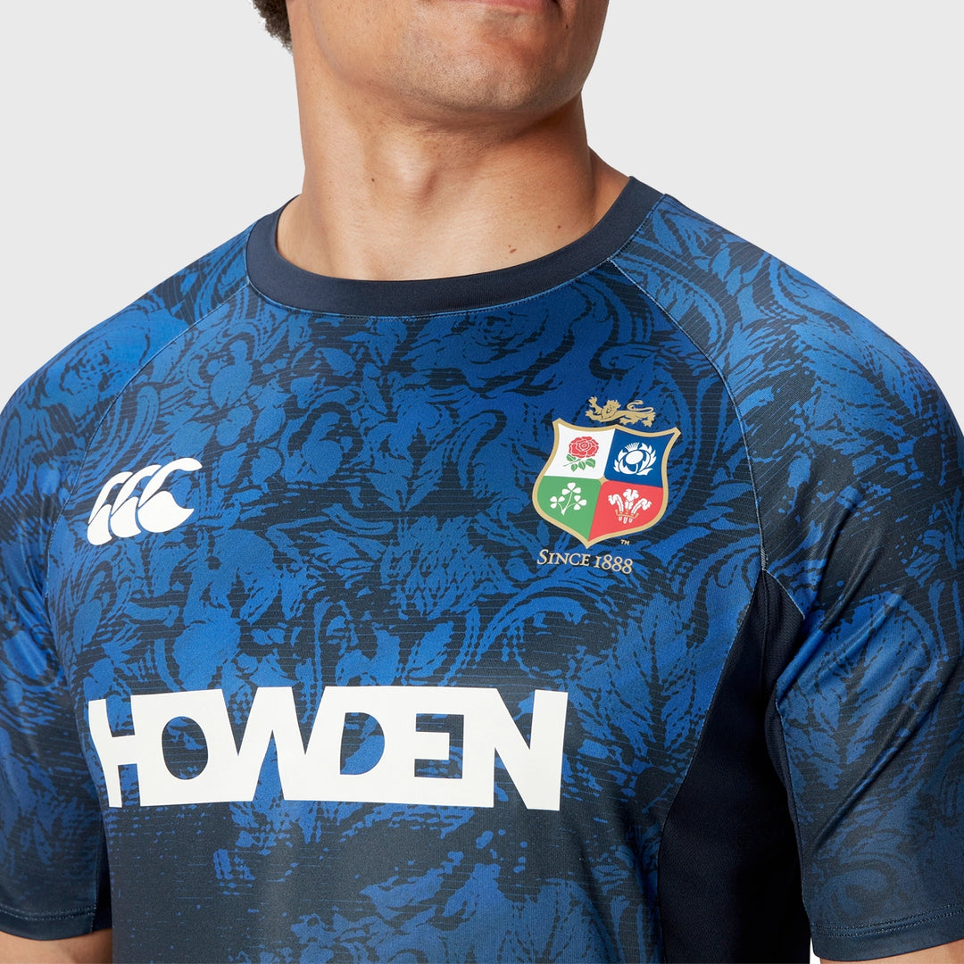 Canterbury British & Irish Lions Men's Superlight Tee Navy - Rugbystuff.com