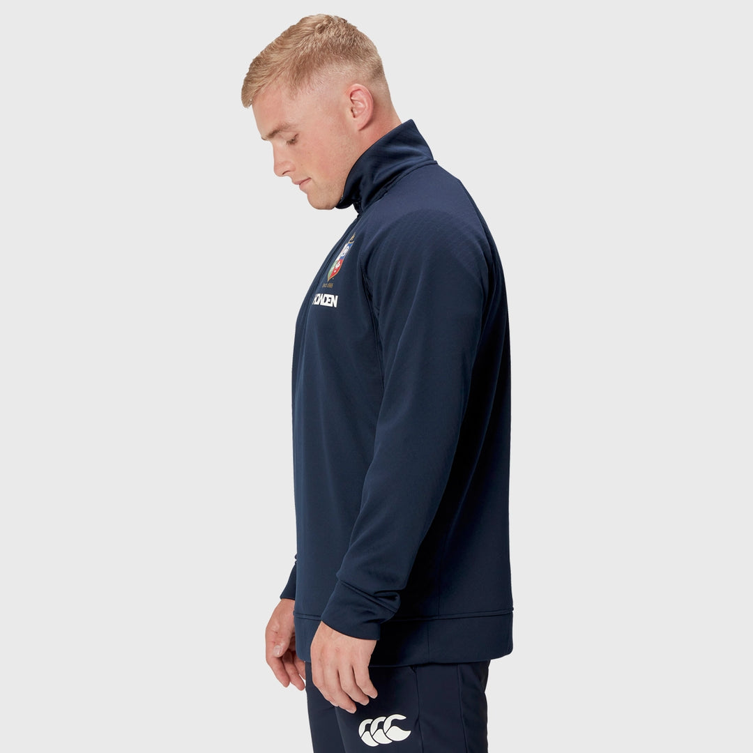 Canterbury British & Irish Lions Men's 1/4 Zip Fleece Navy - Rugbystuff.com