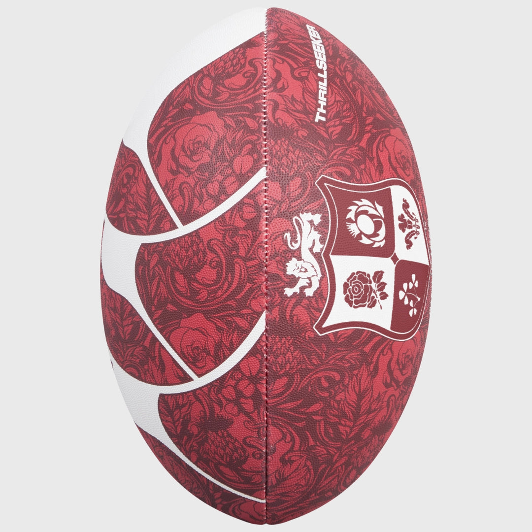 Canterbury British & Irish Lions Thrillseeker Supporters Rugby Ball Red - Rugbystuff.com