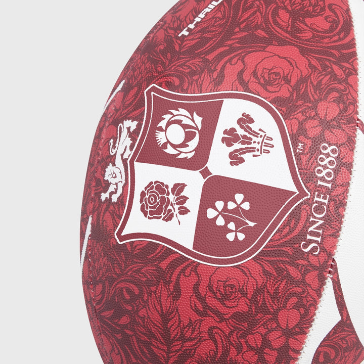 Canterbury British & Irish Lions Thrillseeker Supporters Rugby Ball Red - Rugbystuff.com