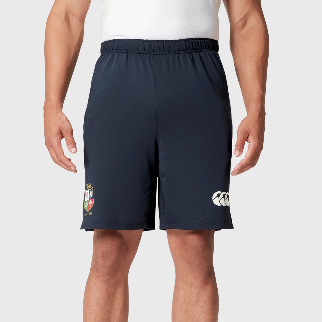 Canterbury British & Irish Lions Men's Gym Training Shorts Navy - Rugbystuff.com