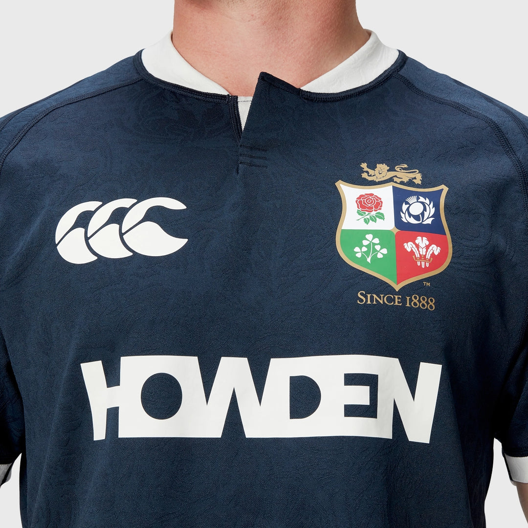 Canterbury British & Irish Lions AU 2025 Training Rugby Shirt Navy - Rugbystuff.com