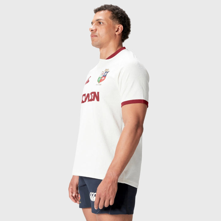 Canterbury British & Irish Lions AU 2025 Training Rugby Shirt White - Rugbystuff.com