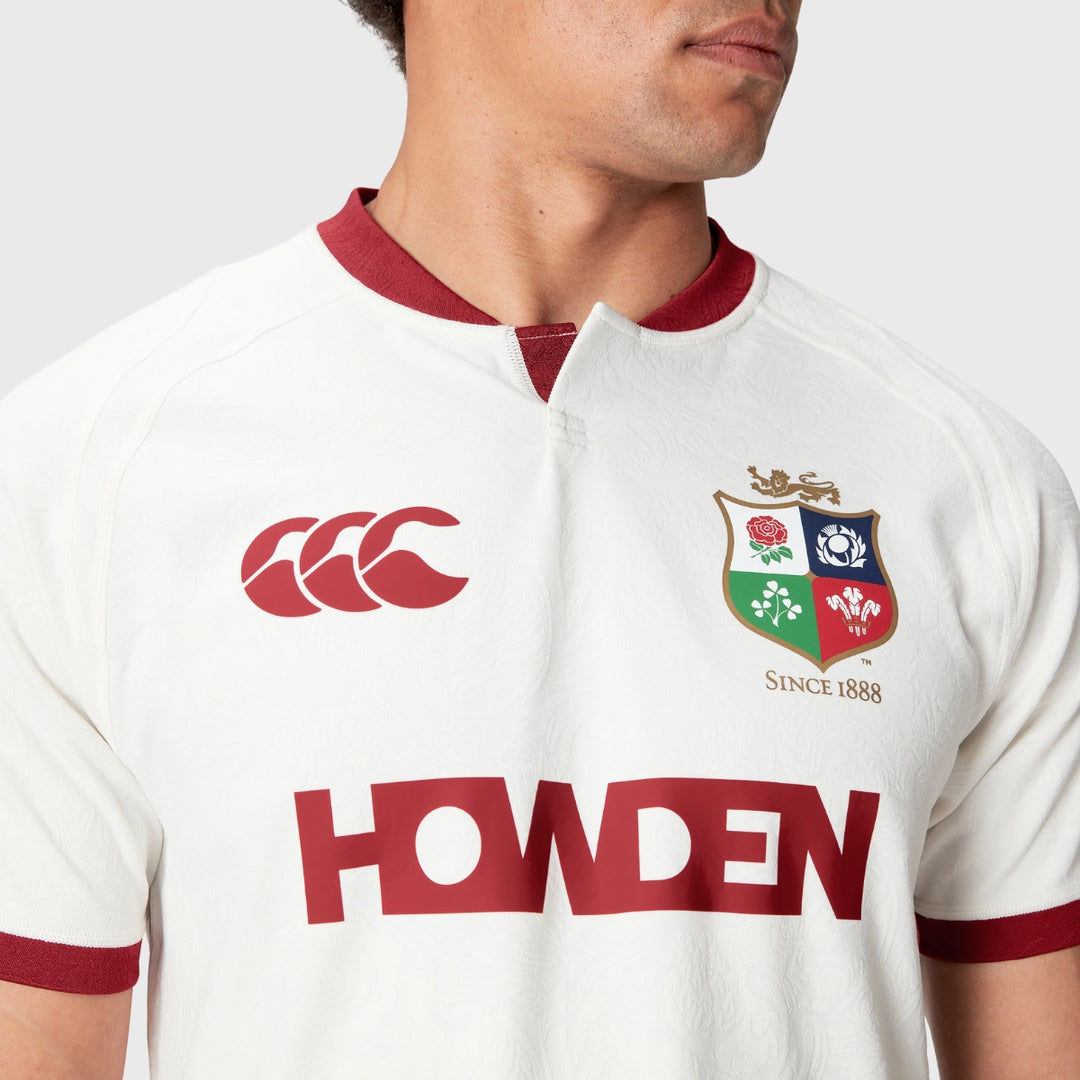 Canterbury British & Irish Lions AU 2025 Training Rugby Shirt White - Rugbystuff.com