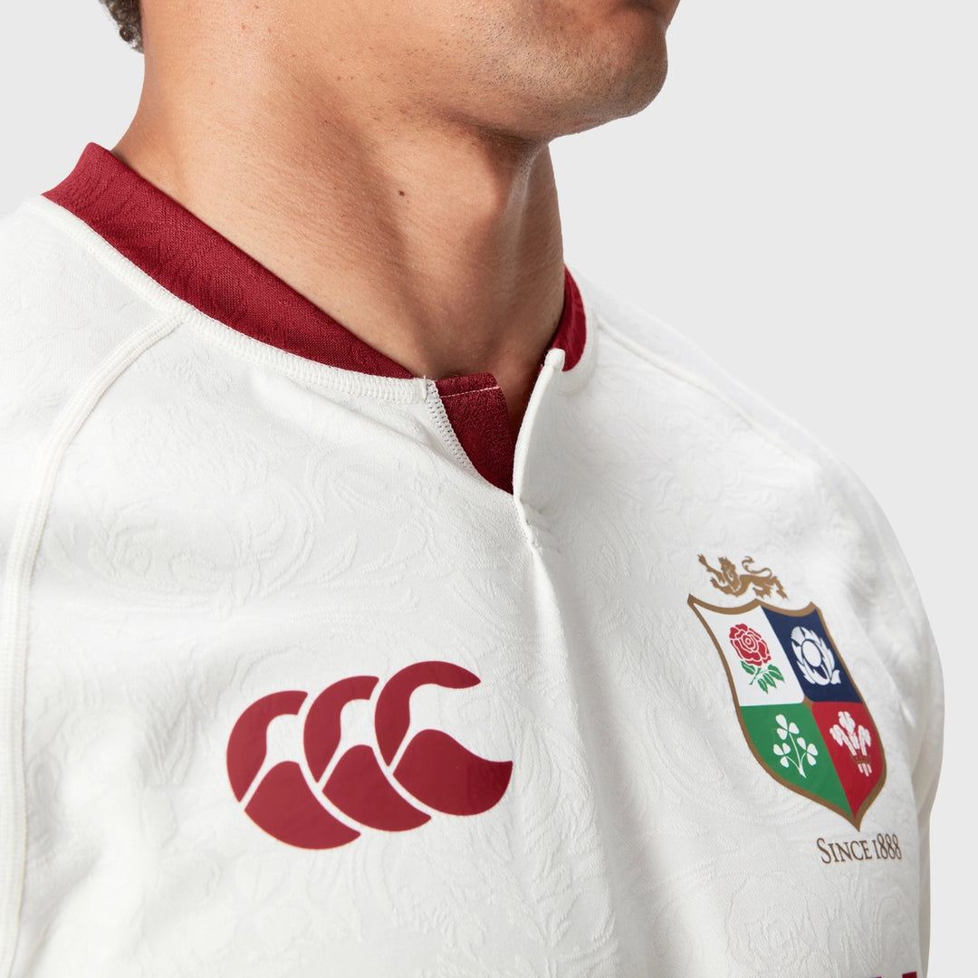 Canterbury British & Irish Lions AU 2025 Training Rugby Shirt White - Rugbystuff.com