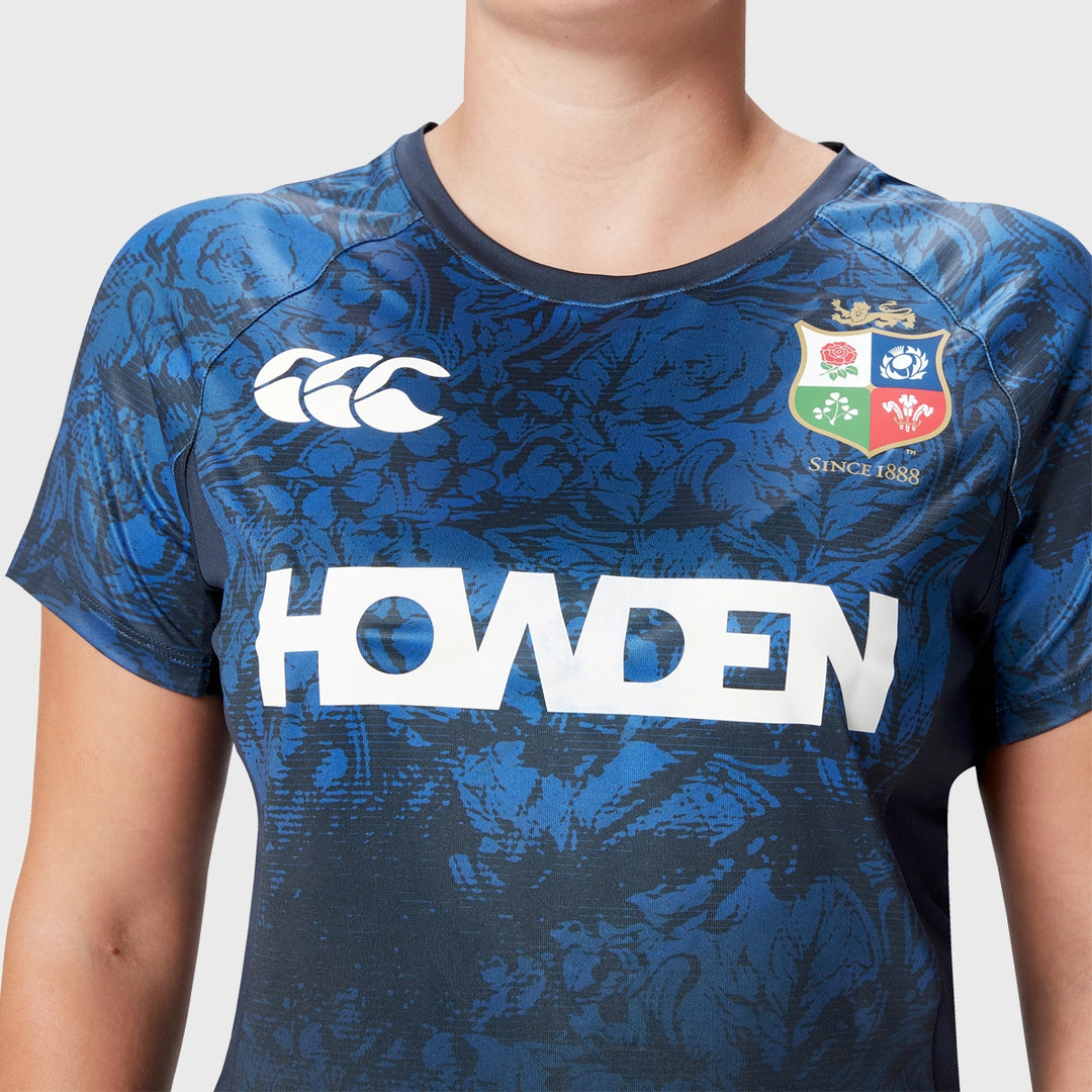 Canterbury British & Irish Lions Women's Superlight Tee Navy - Rugbystuff.com