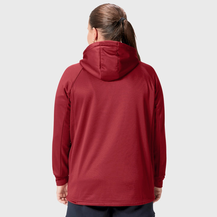 Canterbury British & Irish Lions Women's 1/4 Zip Hoody Red - Rugbystuff.com