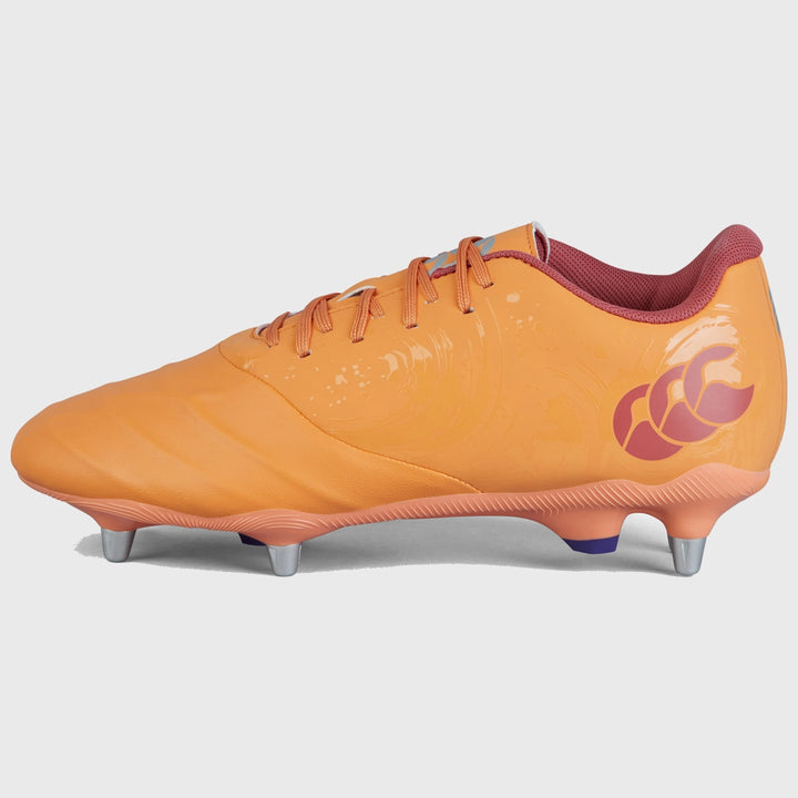 Canterbury Phoenix Genesis Team SG Rugby Boots Orange Crush - Rugbystuff.com