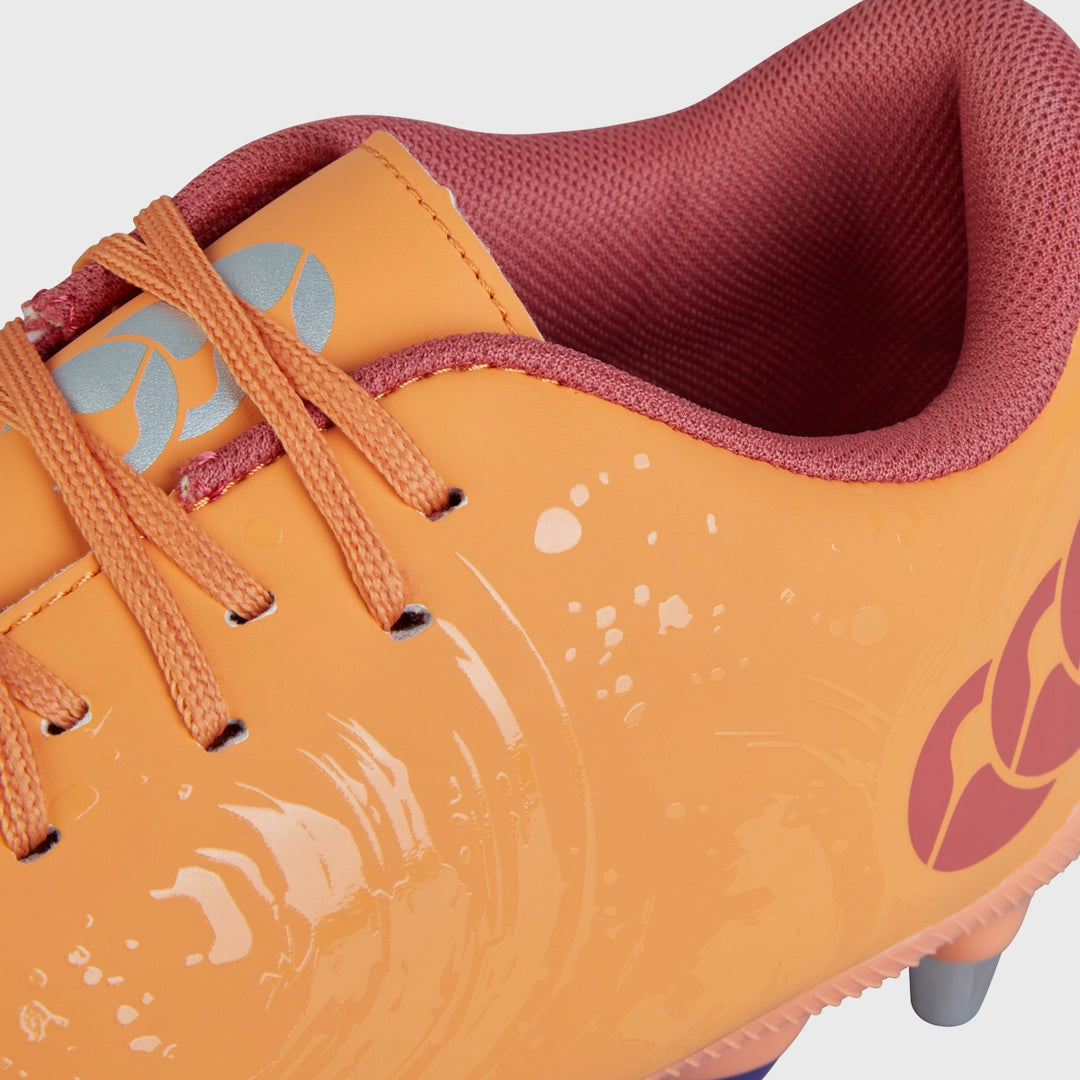 Canterbury Phoenix Genesis Team SG Rugby Boots Orange Crush - Rugbystuff.com