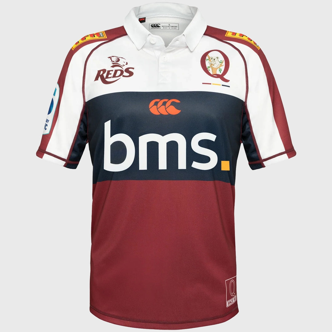 Canterbury Queensland Reds Men's Home Replica Rugby Jersey 2025 - Rugbystuff.com