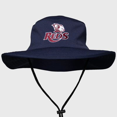 Canterbury Queensland Reds Wide Brim Hat Navy 2025