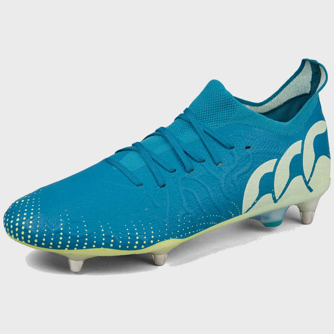 Canterbury Speed Infinite Elite SG Rugby Boots Lagoon Blue - Rugbystuff.com