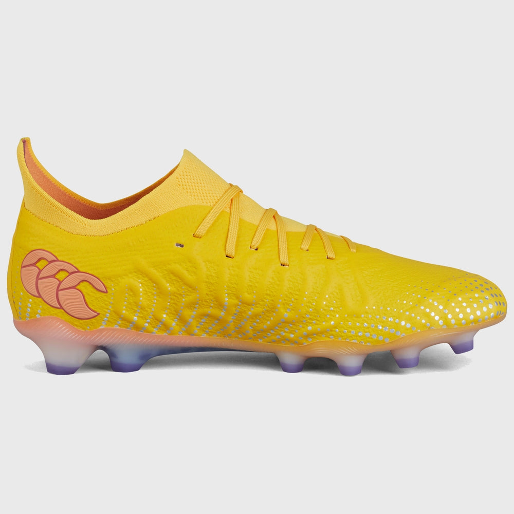 Canterbury Speed Infinite Elite FG Rugby Boots Amber Yellow - Rugbystuff.com