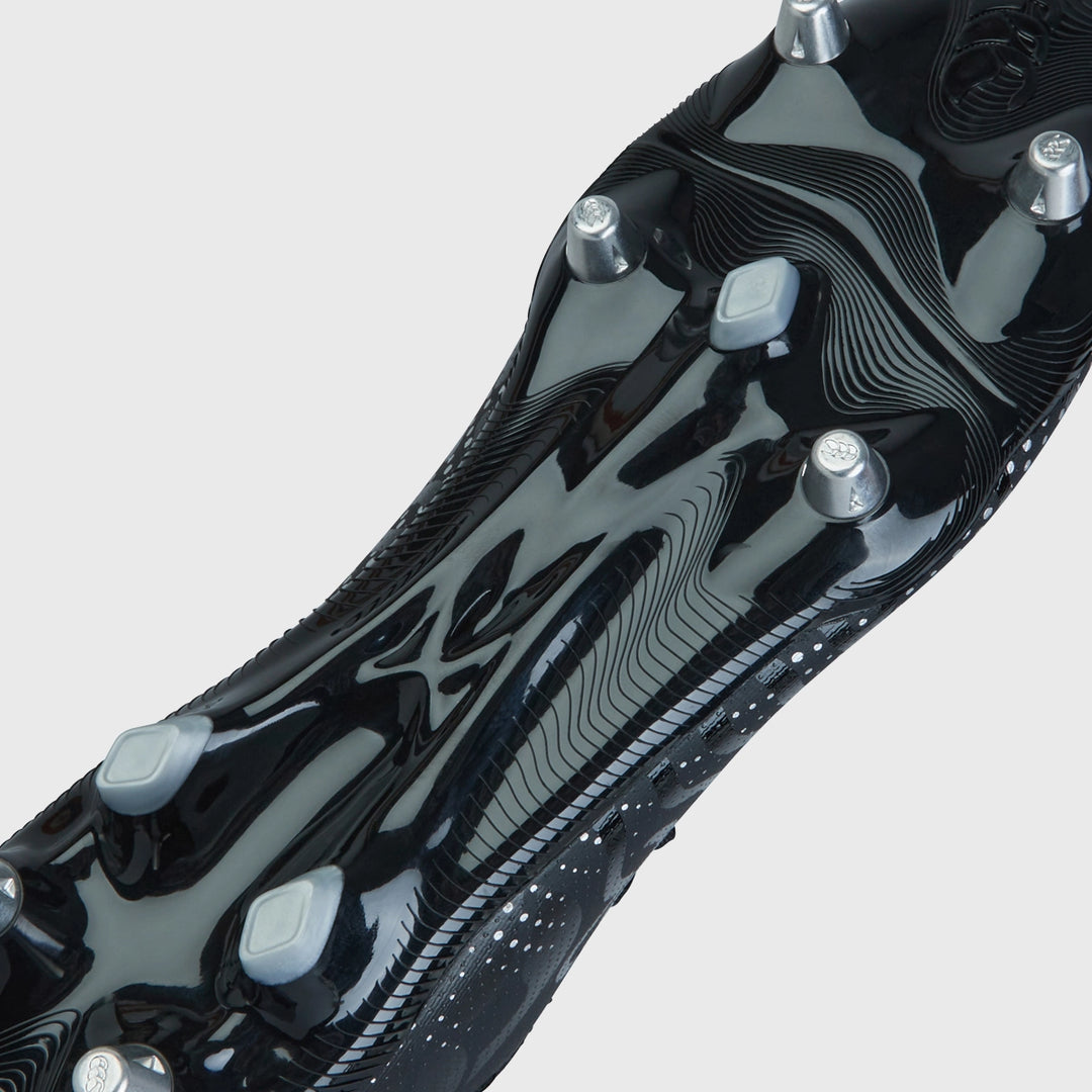 Canterbury Speed Infinite Pro SG Rugby Boots Black/Silver - Rugbystuff.com