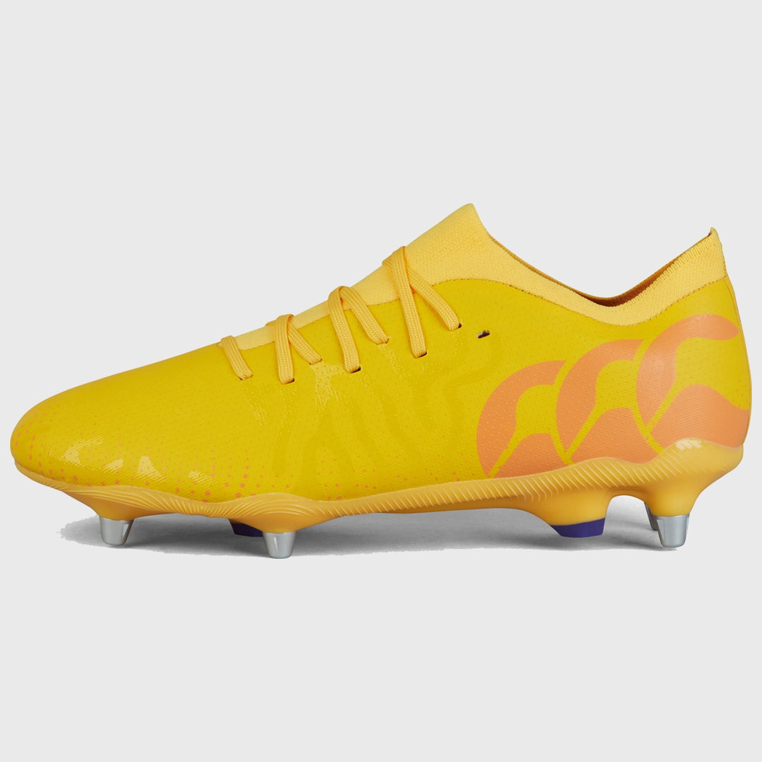 Canterbury Speed Infinite Pro SG Rugby Boots Amber Yellow - Rugbystuff.com