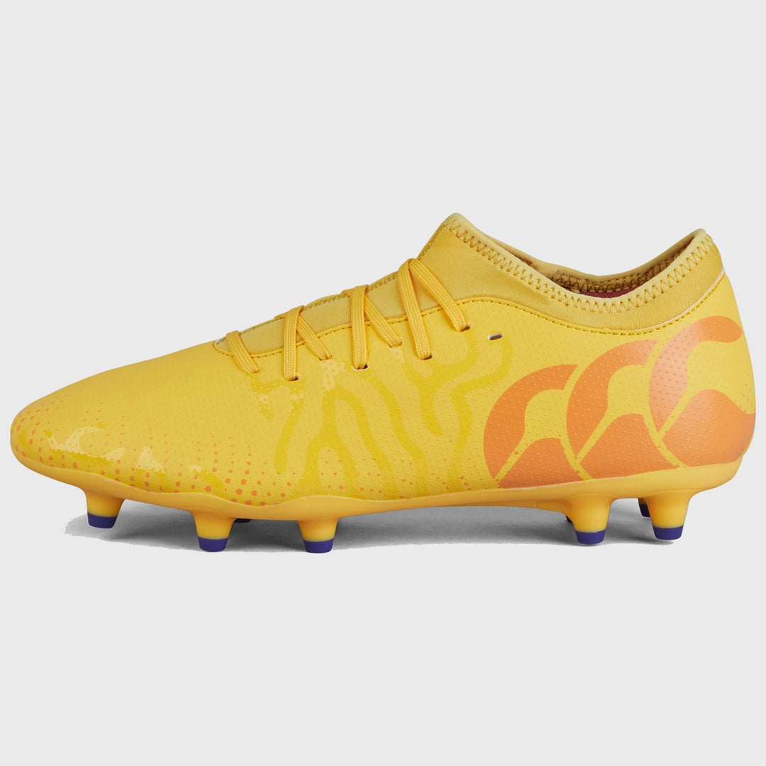 Canterbury Speed Infinite Team FG Rugby Boots Amber Yellow - Rugbystuff.com