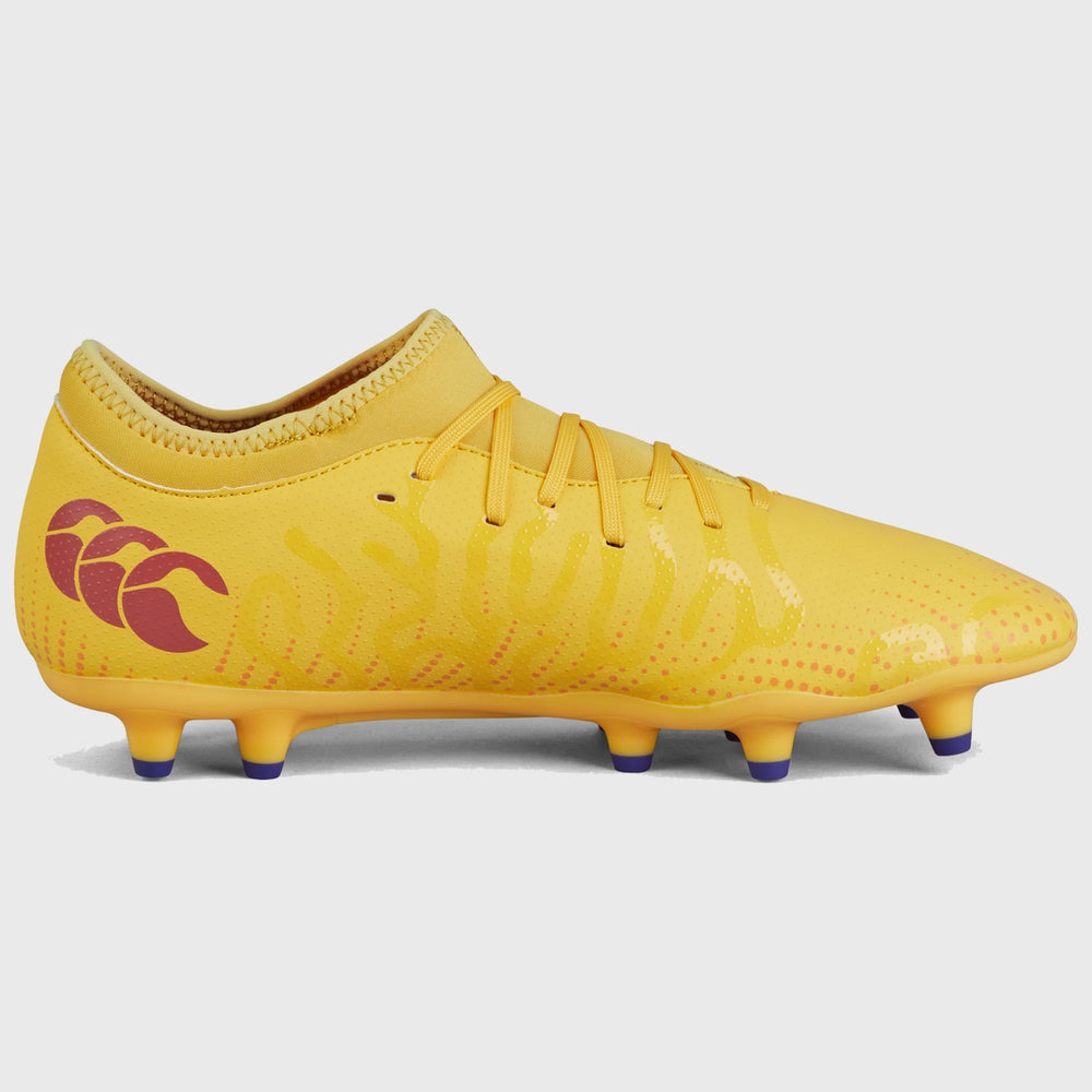 Canterbury Speed Infinite Team FG Rugby Boots Amber Yellow - Rugbystuff.com
