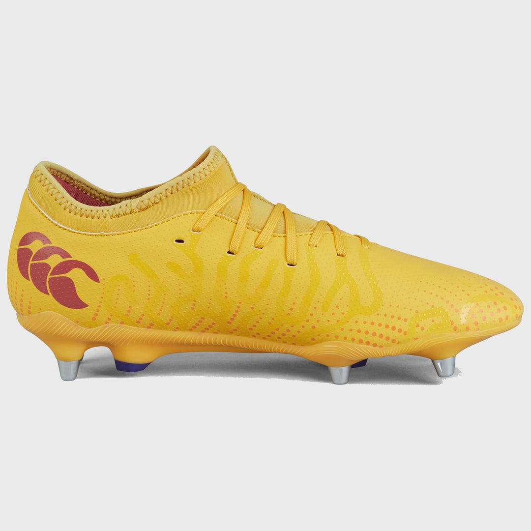 Canterbury Speed Infinite Team SG Rugby Boots Amber Yellow - Rugbystuff.com