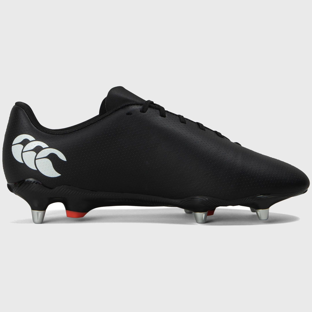 Canterbury Speed Raze SG Rugby Boots Black/White - Rugbystuff.com