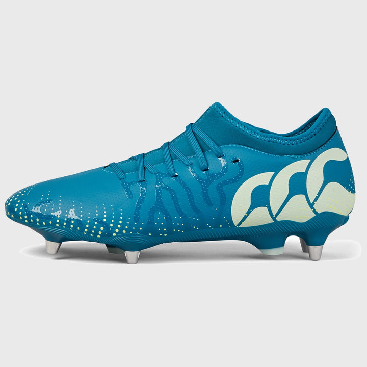 Canterbury Speed Infinite Team SG Rugby Boots Lagoon Blue - Rugbystuff.com