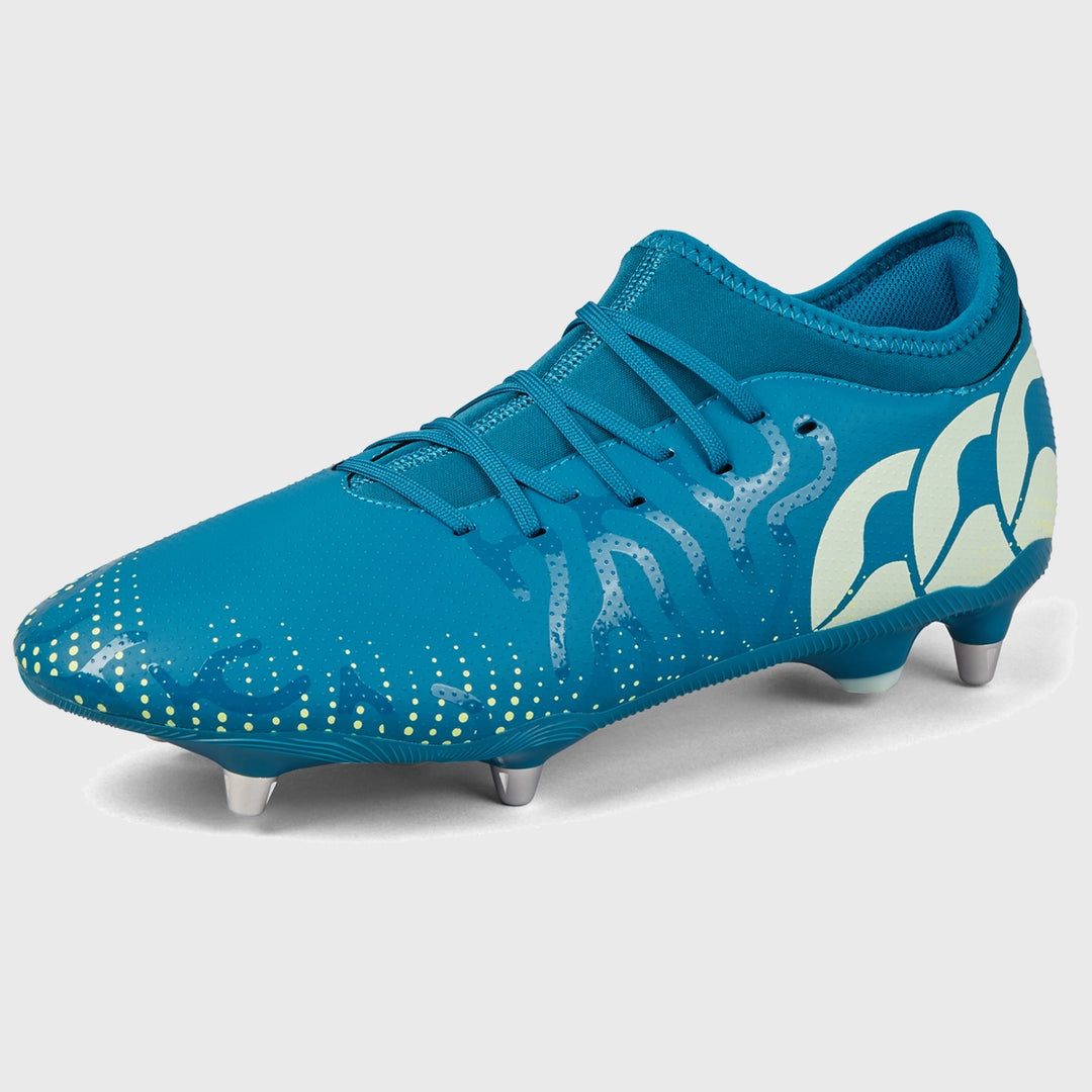 Canterbury Speed Infinite Team SG Rugby Boots Lagoon Blue - Rugbystuff.com