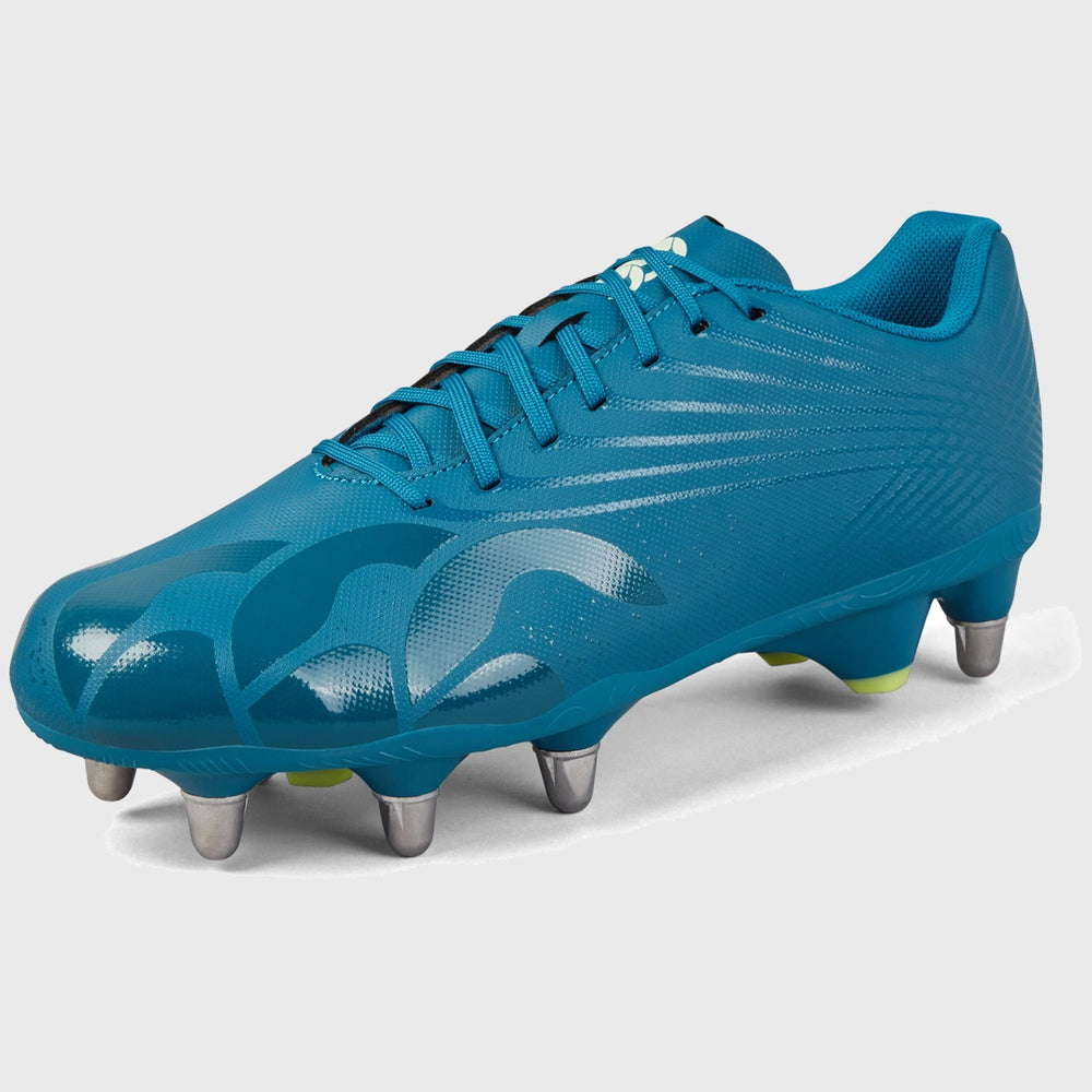 Canterbury Stampede Groundbreak Team SG Rugby Boots Lagoon Blue - Rugbystuff.com