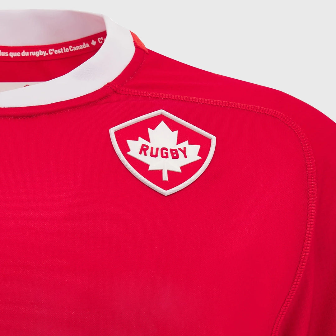 Macron Canada Men's Home Replica Rugby Shirt 2024/25 - Rugbystuff.com