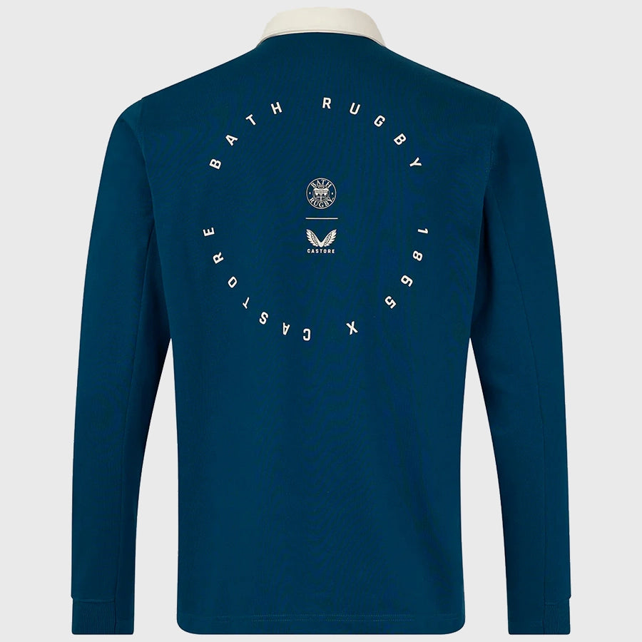 Castore Bath Retro Long Sleeve Rugby Jersey - Rugbystuff.com