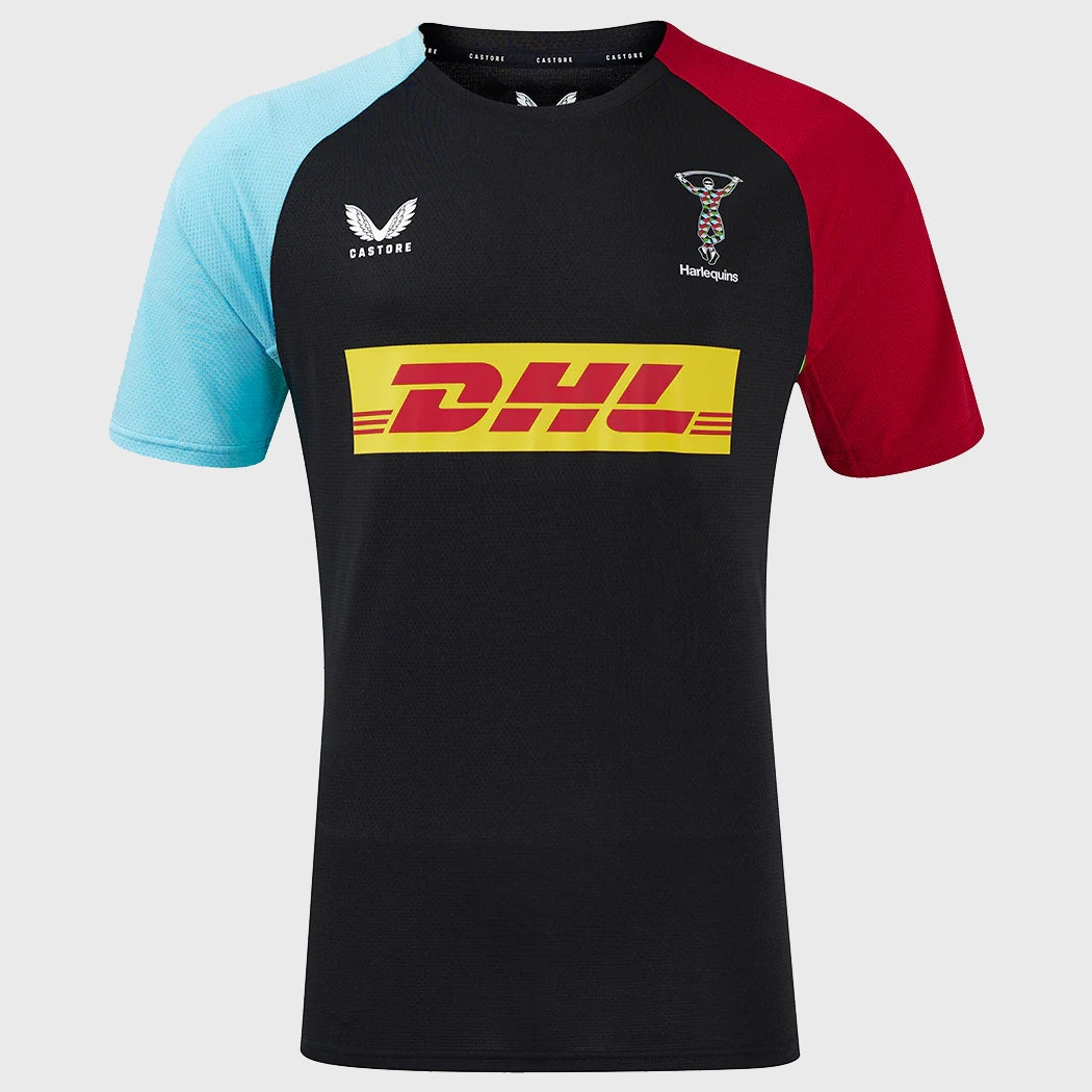 Castore Harlequins Rugby Training Tee - Rugbystuff.com