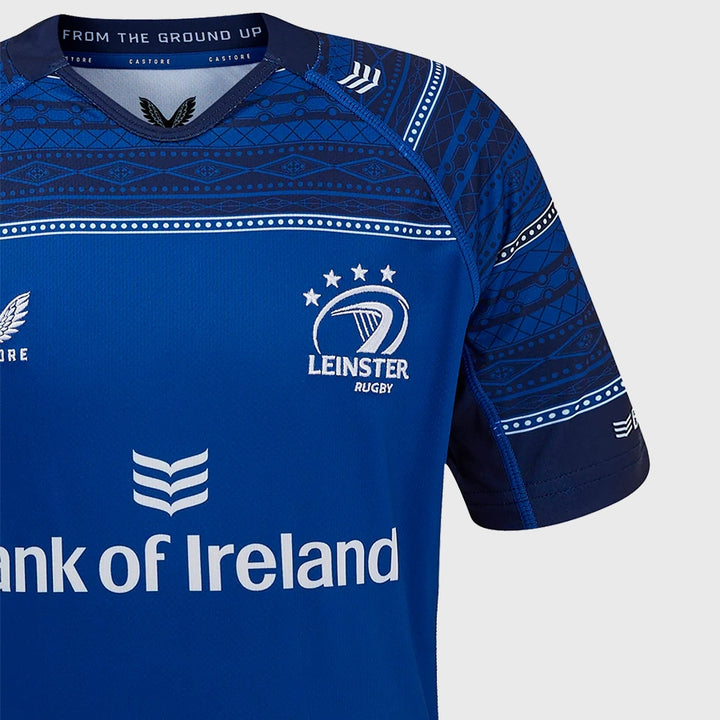 Castore Leinster Kid's Home Replica Rugby Shirt 2024/25 - Rugbystuff.com