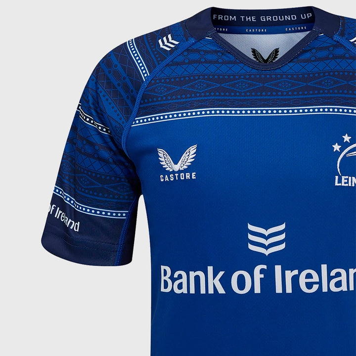 Castore Leinster Kid's Home Replica Rugby Shirt 2024/25 - Rugbystuff.com