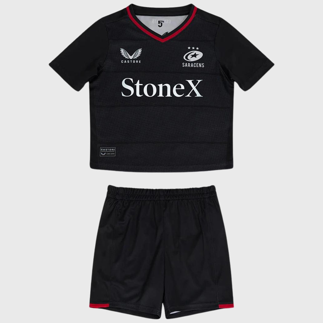 Castore Saracens Home Rugby Infant Kit 2024/25 - Rugbystuff.com