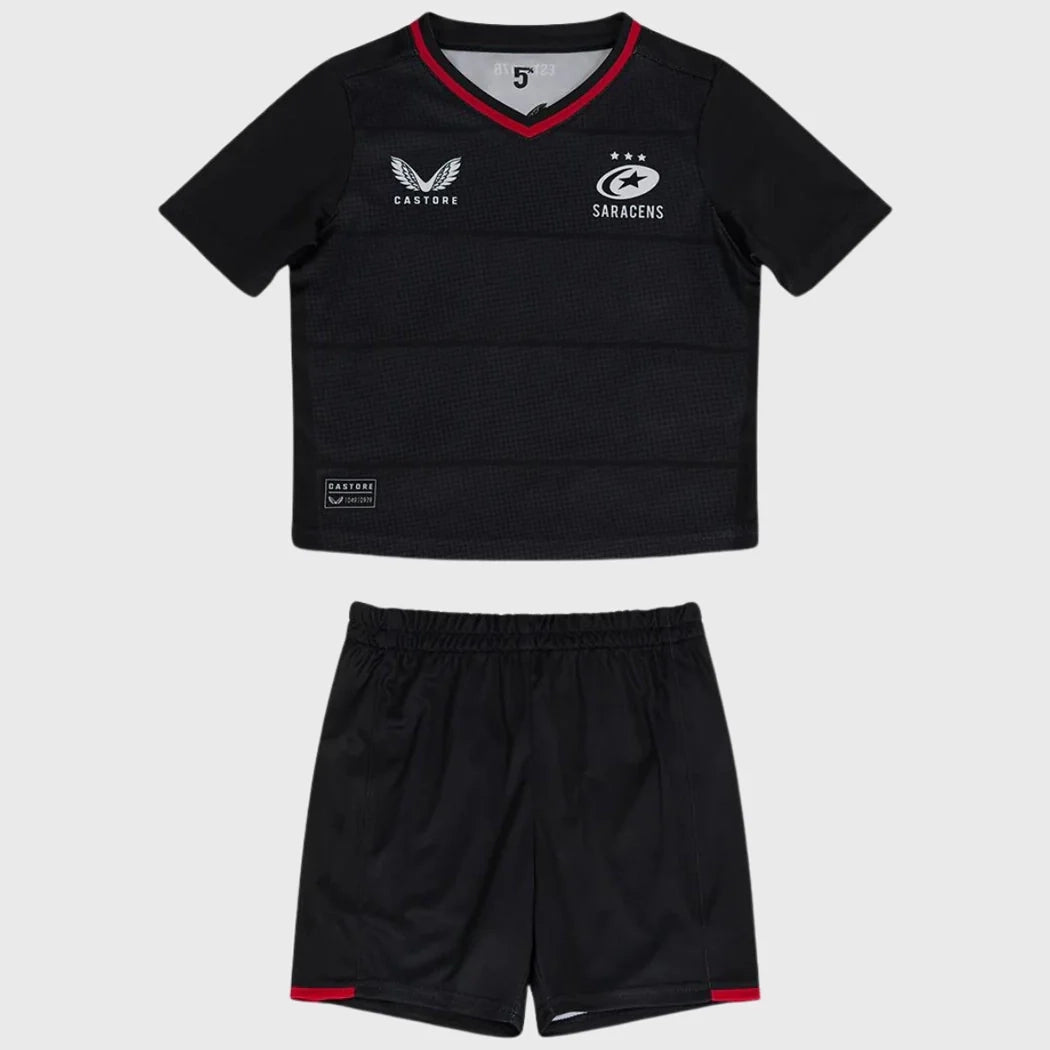 Castore Saracens Home Rugby Infant Kit 2024/25 - Rugbystuff.com