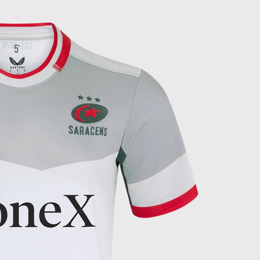 Castore Saracens Men's Away Replica Rugby Shirt 2024/25 - Rugbystuff.com