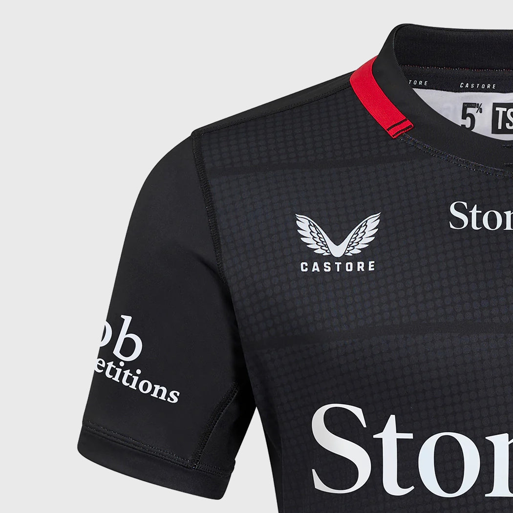 Castore Saracens Kid's Home Replica Rugby Shirt 2024/25 - Rugbystuff.com