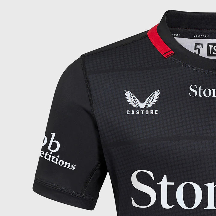 Castore Saracens Kid's Home Replica Rugby Shirt 2024/25 - Rugbystuff.com