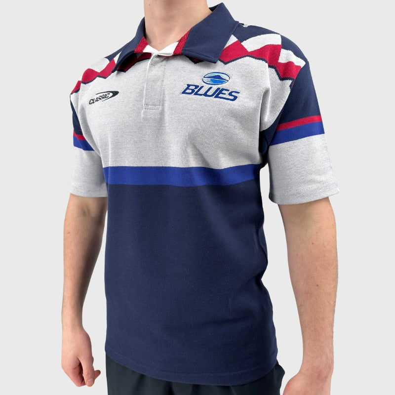 Classic Blues Retro Rugby Jersey 2025 - Rugbystuff.com