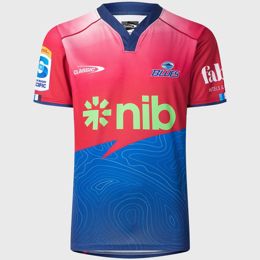 Classic Blues Super Rugby Training Rugby Jersey 2025 - Rugbystuff.com