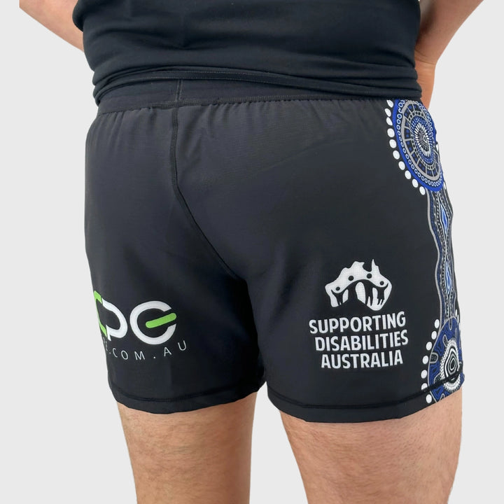 Classic Bulldogs Men's NRL Indigenous Rugby Shorts - Rugbystuff.com