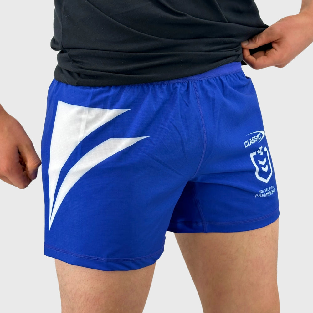 Classic Bulldogs Men's NRL 2004 Heritage Rugby Shorts - Rugbystuff.com