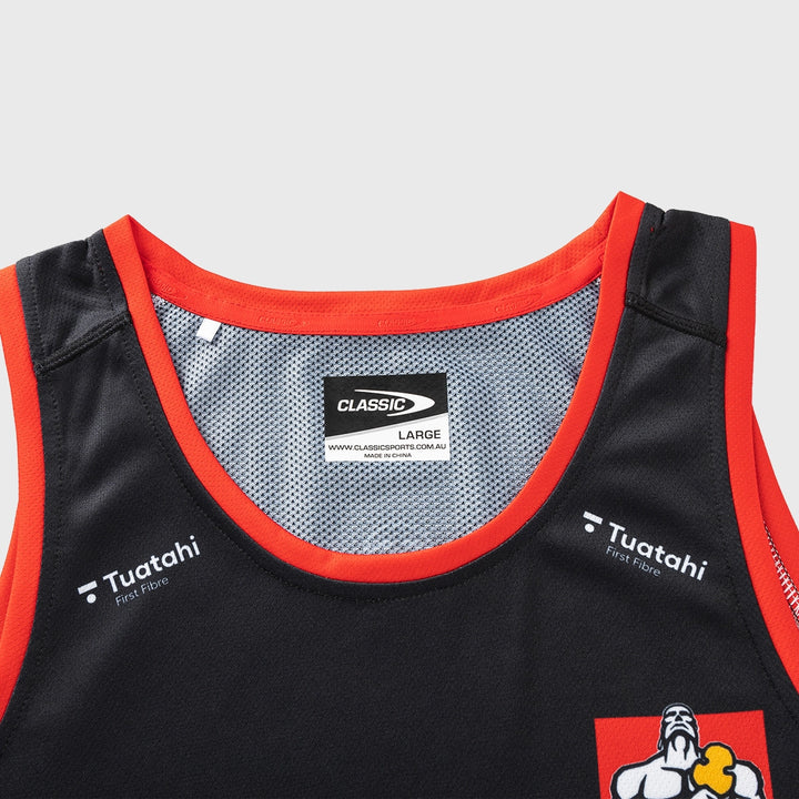 Classic Chiefs Super Rugby Training Singlet Black 2025 - Rugbystuff.com