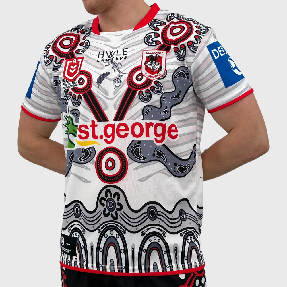 Classic Dragons Men's NRL Indigenous Rugby Jersey - Rugbystuff.com