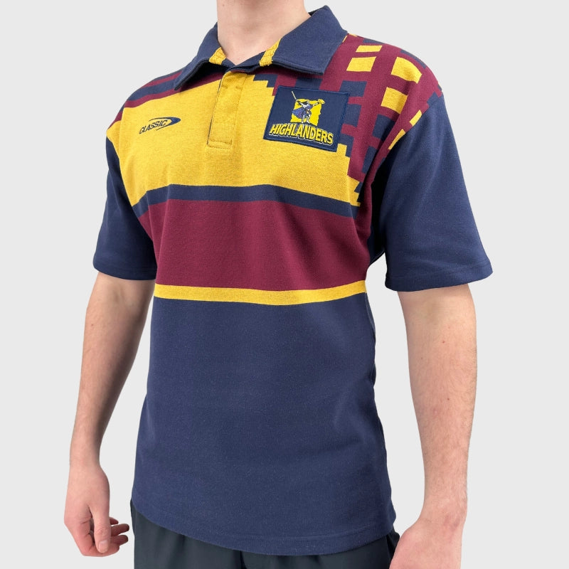 Classic Highlanders Retro Rugby Jersey 2025 - Rugbystuff.com