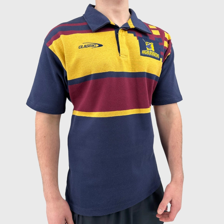 Classic Highlanders Retro Rugby Jersey 2025 - Rugbystuff.com