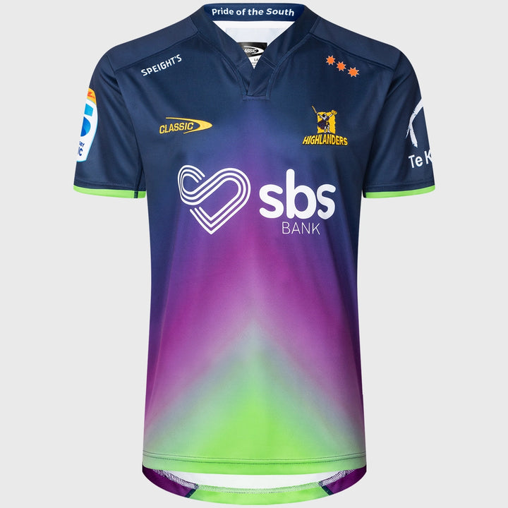 Classic Highlanders Super Rugby Training Rugby Jersey 2025 - Rugbystuff.com