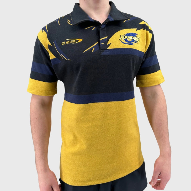 Classic Hurricanes Retro Rugby Jersey 2025 - Rugbystuff.com