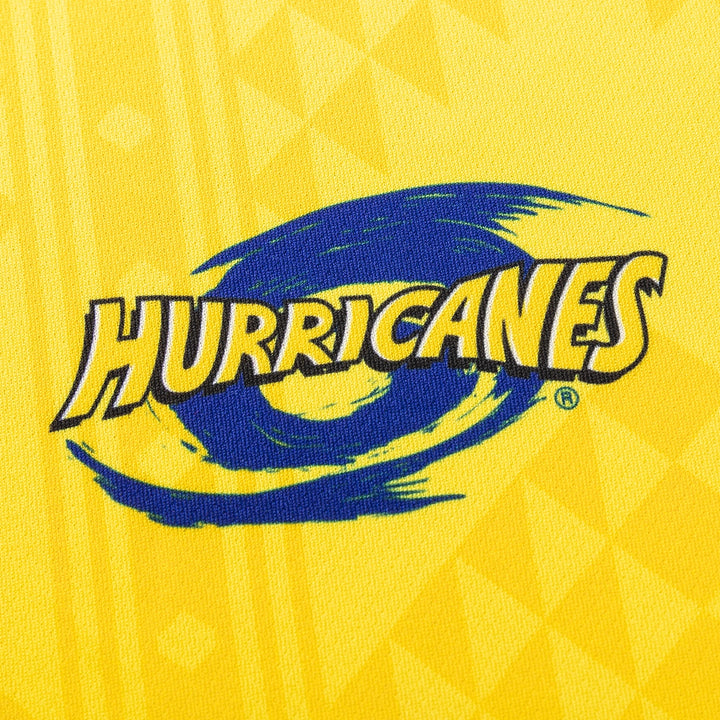 Classic Hurricanes Super Rugby Training Tee Yellow 2025 - Rugbystuff.com